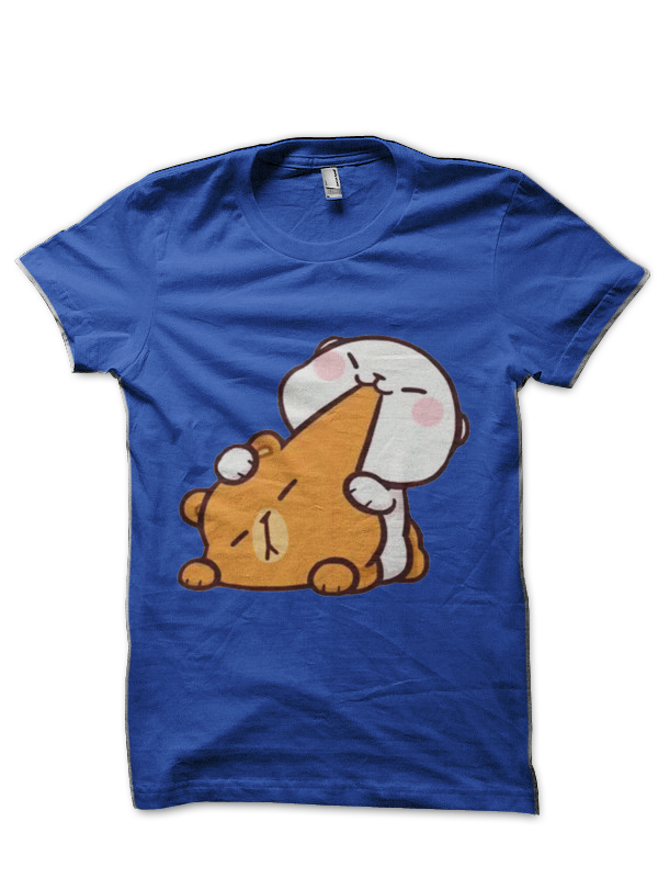 Peach And Goma Half Sleeve T-Shirt