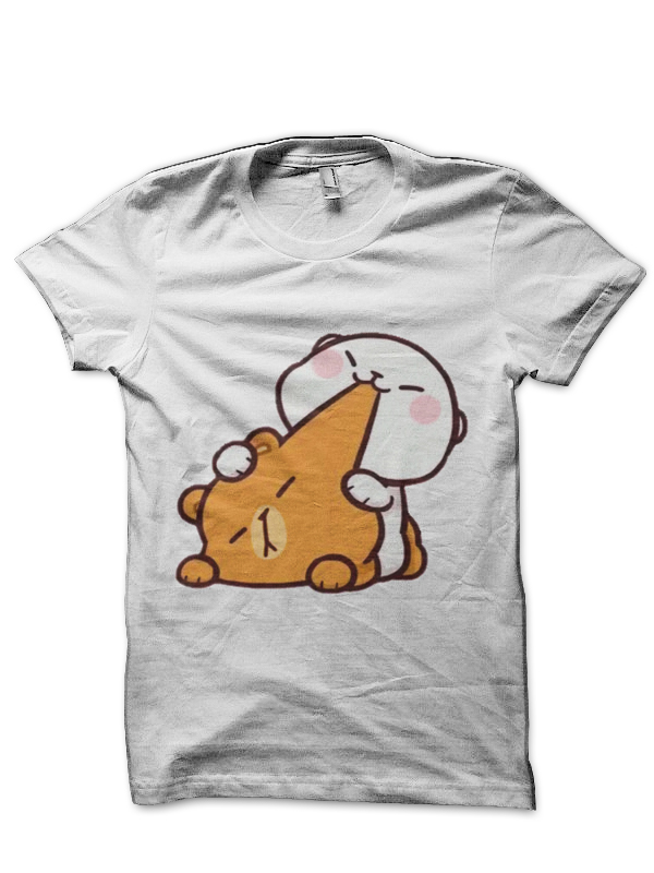 Peach And Goma Half Sleeve T-Shirt - Image 2