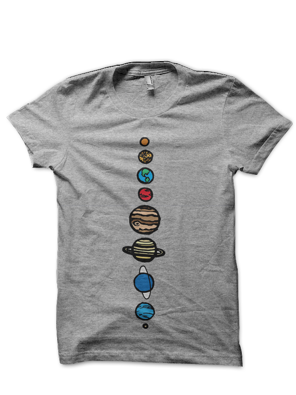 Planets Half Sleeve T-Shirt