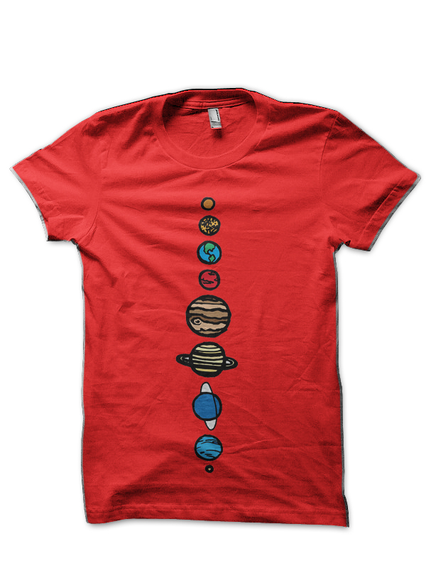 Planets Half Sleeve T-Shirt - Image 3