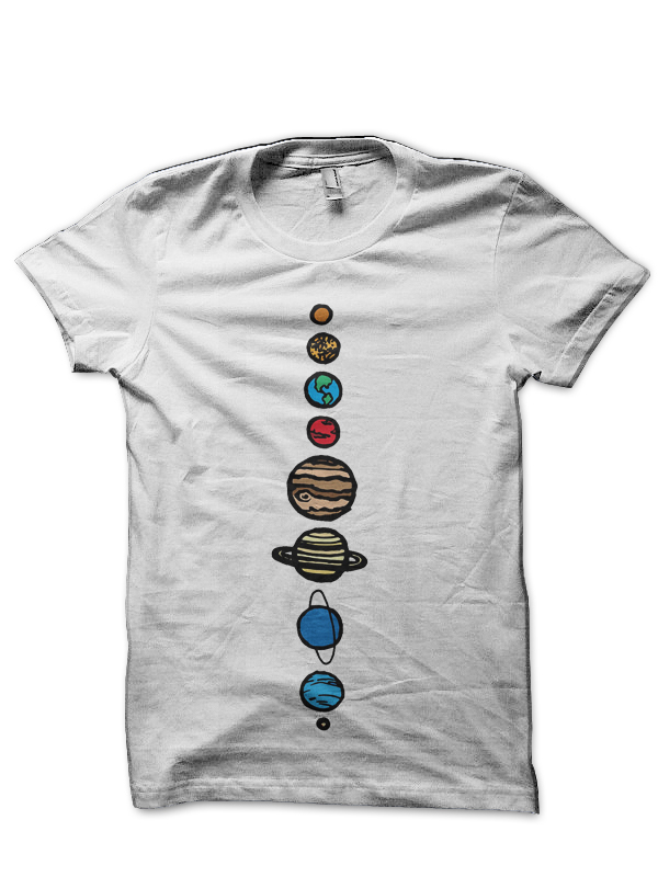 Planets Half Sleeve T-Shirt - Image 2