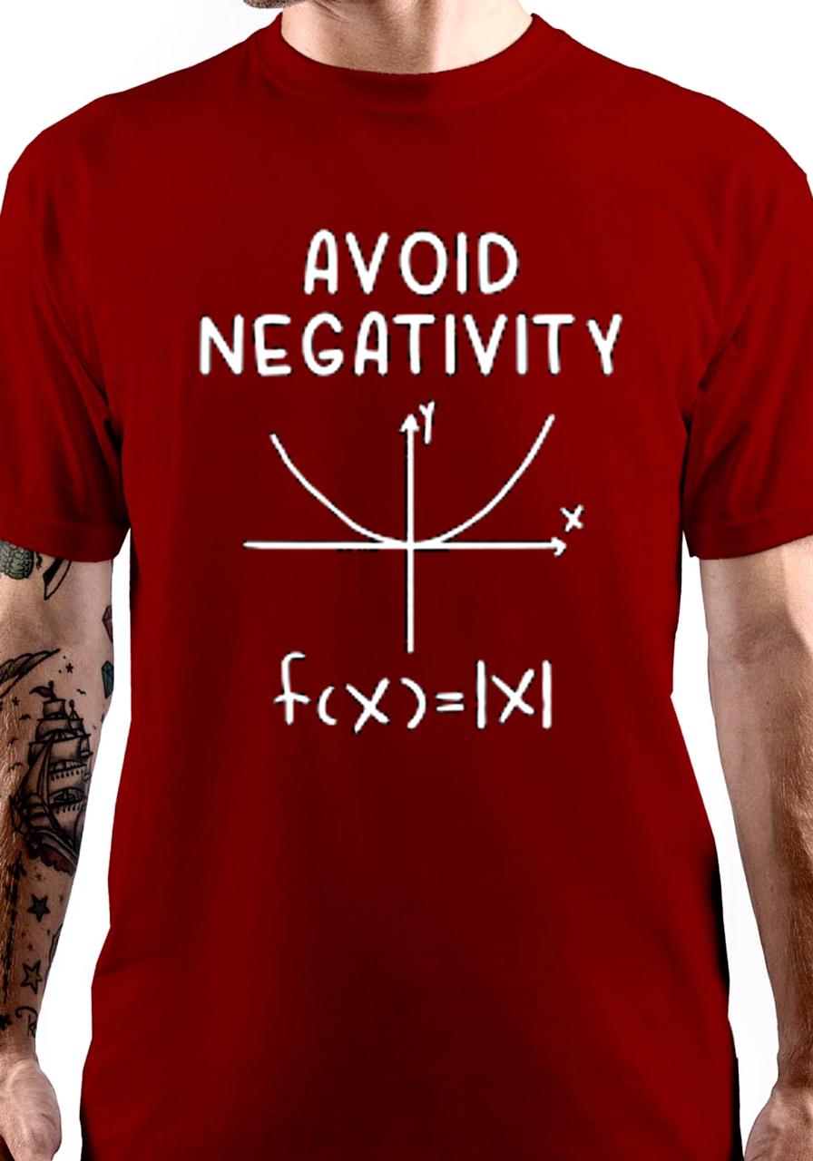 Avoid Negativity Funny Math T-Shirt - Swag Shirts