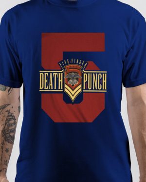 Official T Shirt FIVE FINGER DEATH PUNCH Black SEAL OF AMETH Band Tee All Sizes 