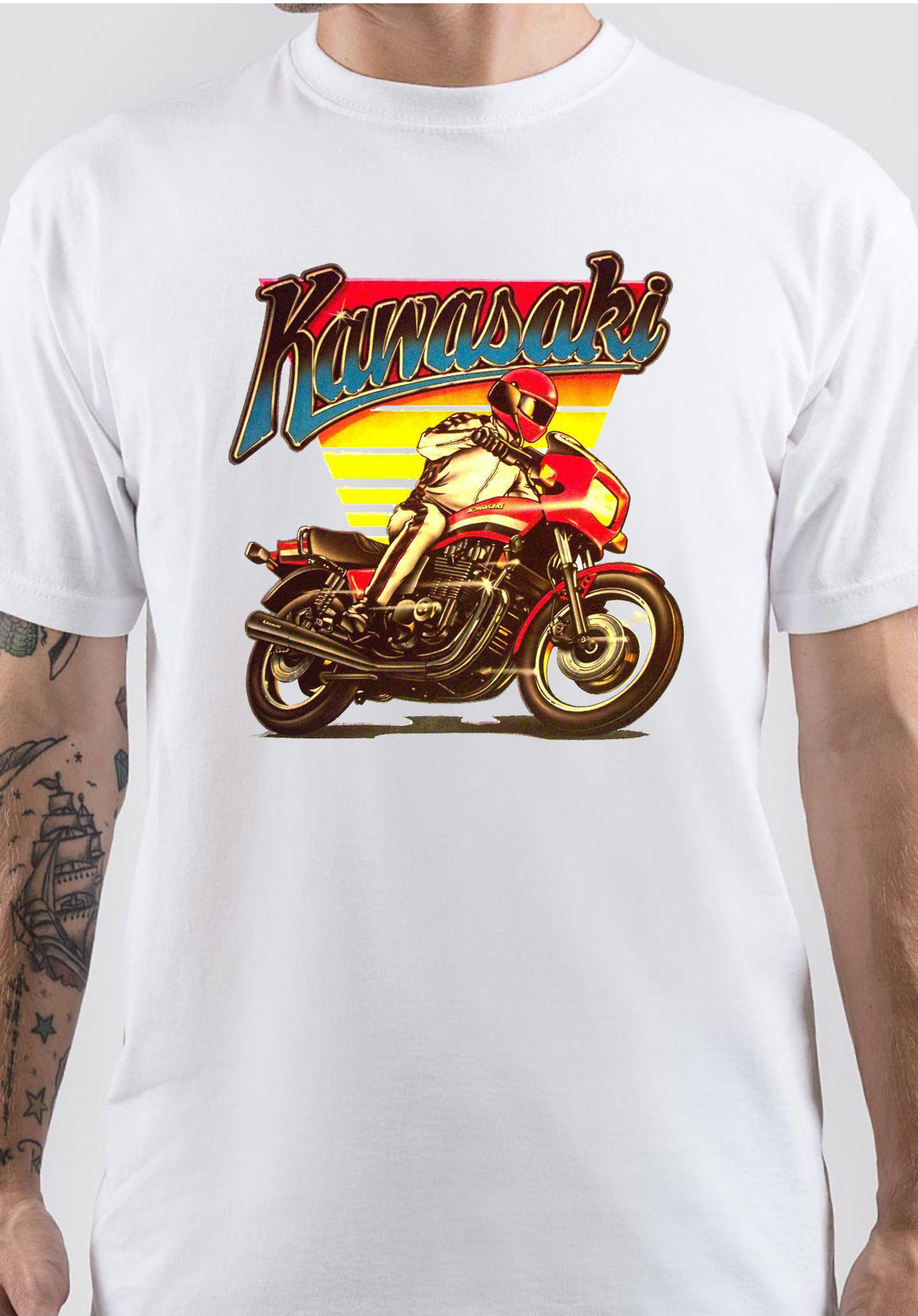 Kawasaki Rider T-Shirt - Swag Shirts