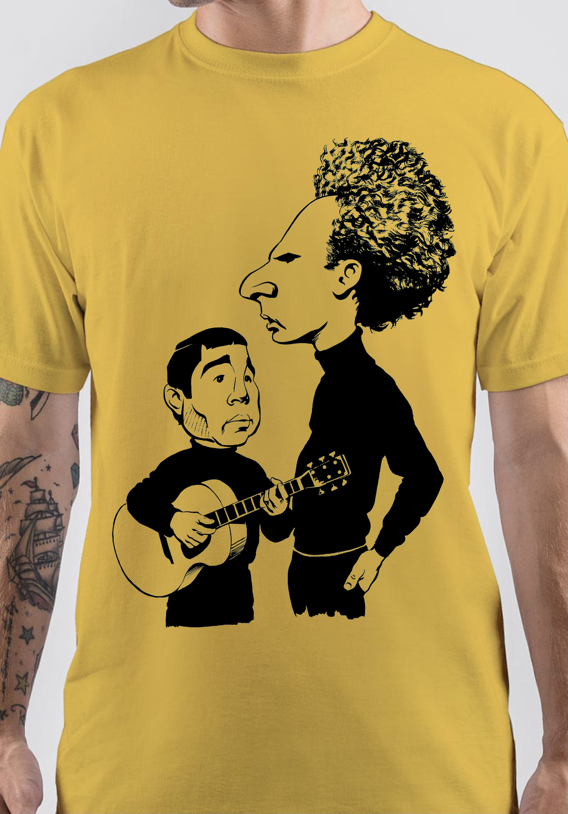 Simon & Garfunkel Art T-Shirt - Image 3