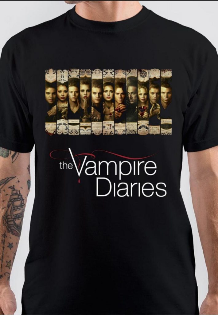 The Vampire Diaries Black T-Shirt | Swag Shirts