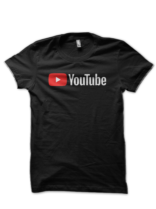 YouTube Black T-Shirt - Swag Shirts