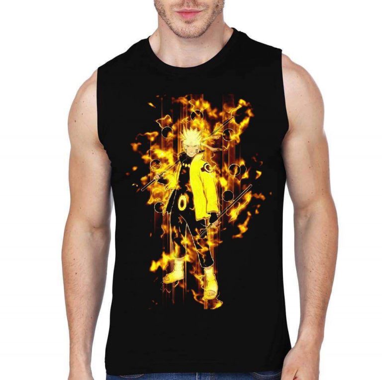 Naruto Sleeveless T-Shirt - Swag Shirts