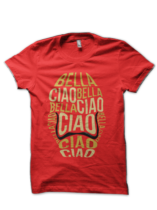 Bella Ciao Red T-Shirt - Swag Shirts