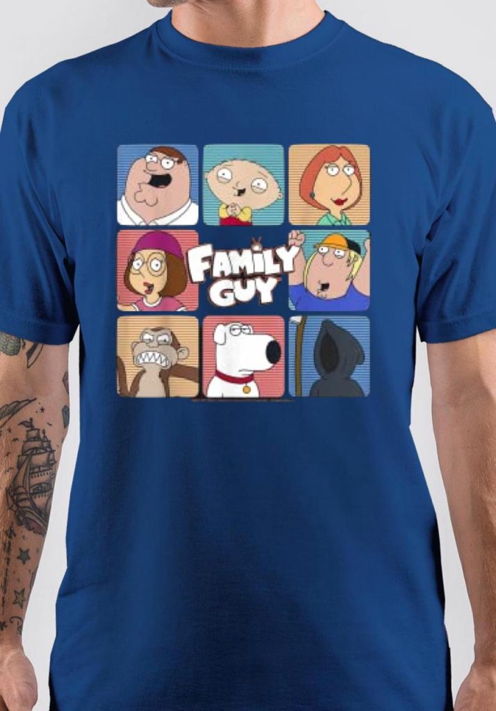 T-shirt Homme Family Guy - Noir - Taille M - Occasion Très Bon état - Marque M & M