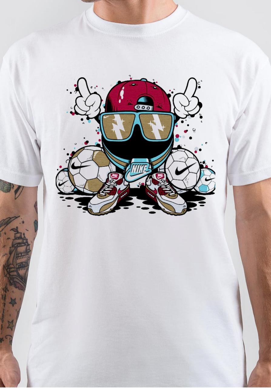 Perseguir Huelga Aplastar Graffiti Cool Nike Logo T-Shirt - Swag Shirts