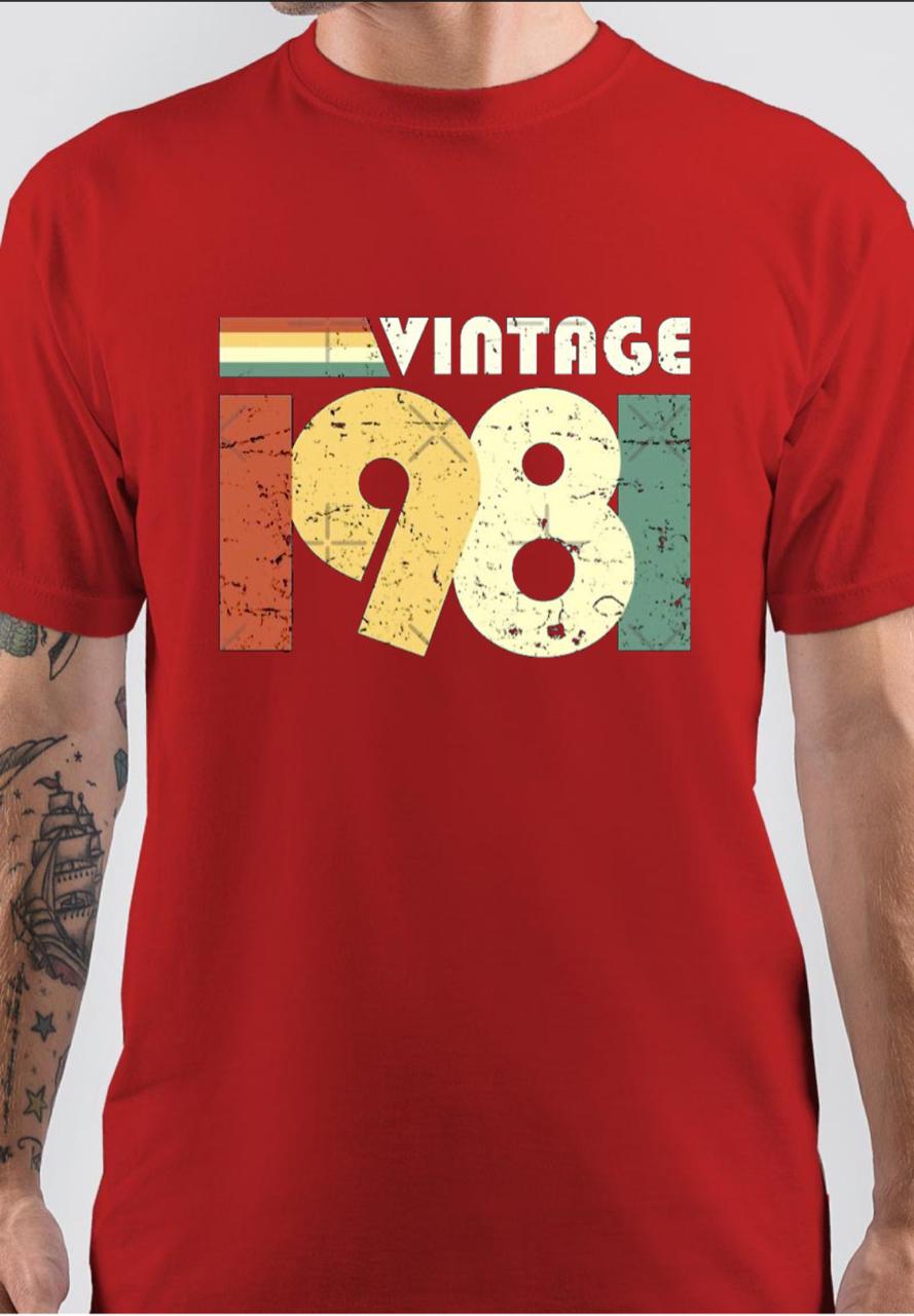 Vintage 1981 T-Shirt - Swag Shirts