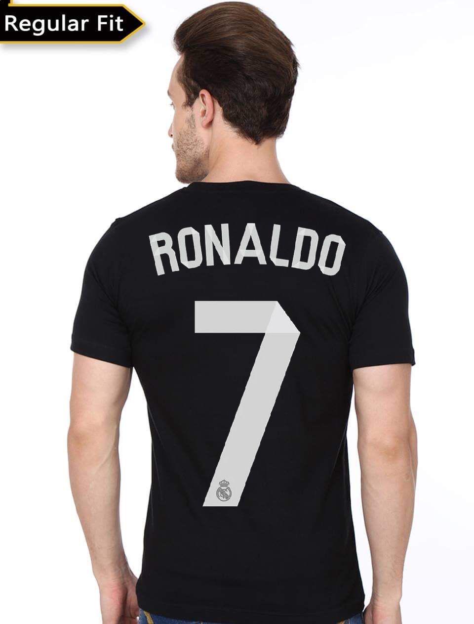 Ronaldo Half Sleeve Black T-Shirt - Image 2