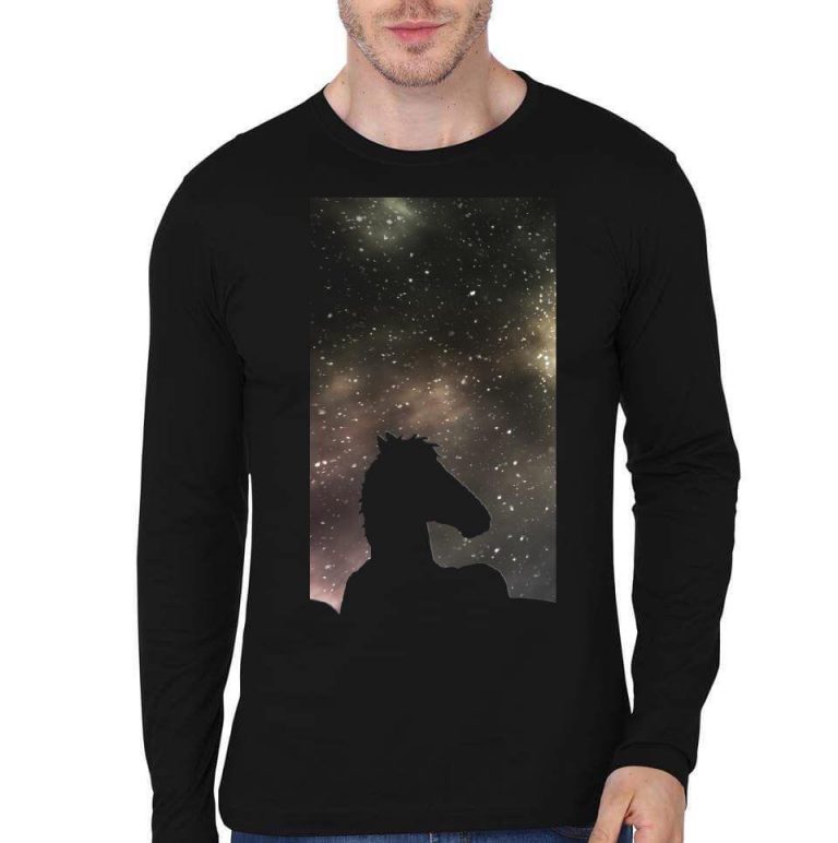 Bojack Horseman Night Sky Full Sleeve TShirt Swag Shirts