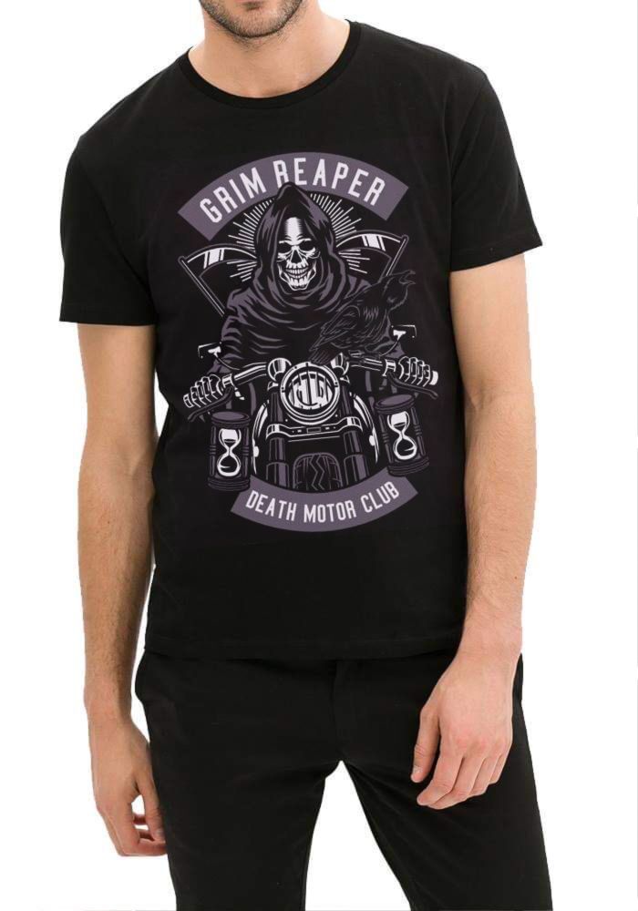 Grim Reaper Biker T-Shirt - Swag Shirts