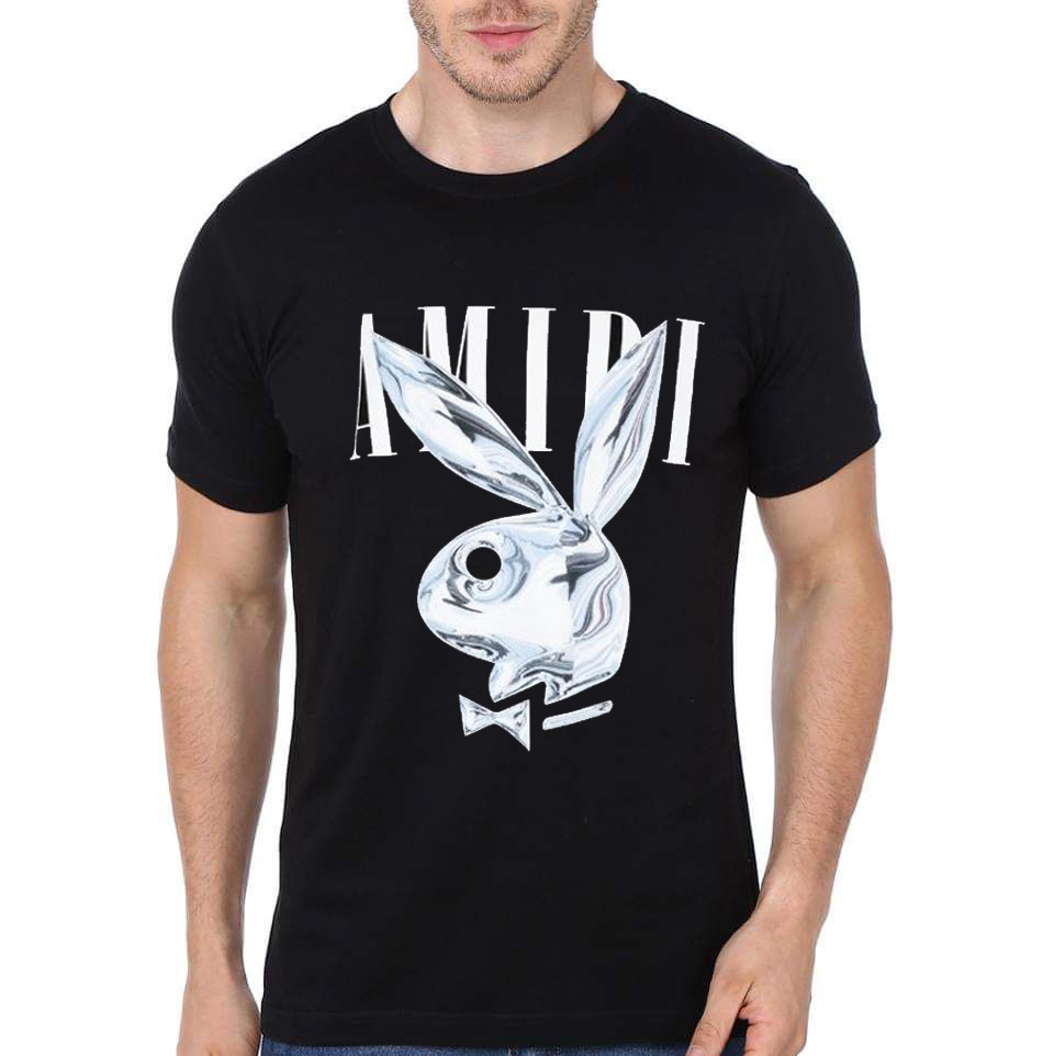 Amiri Half Sleeve Black T-Shirt