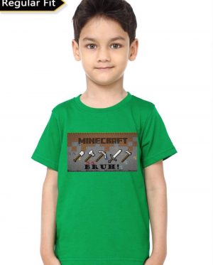 Minecraft Bruh Kids T-Shirt
