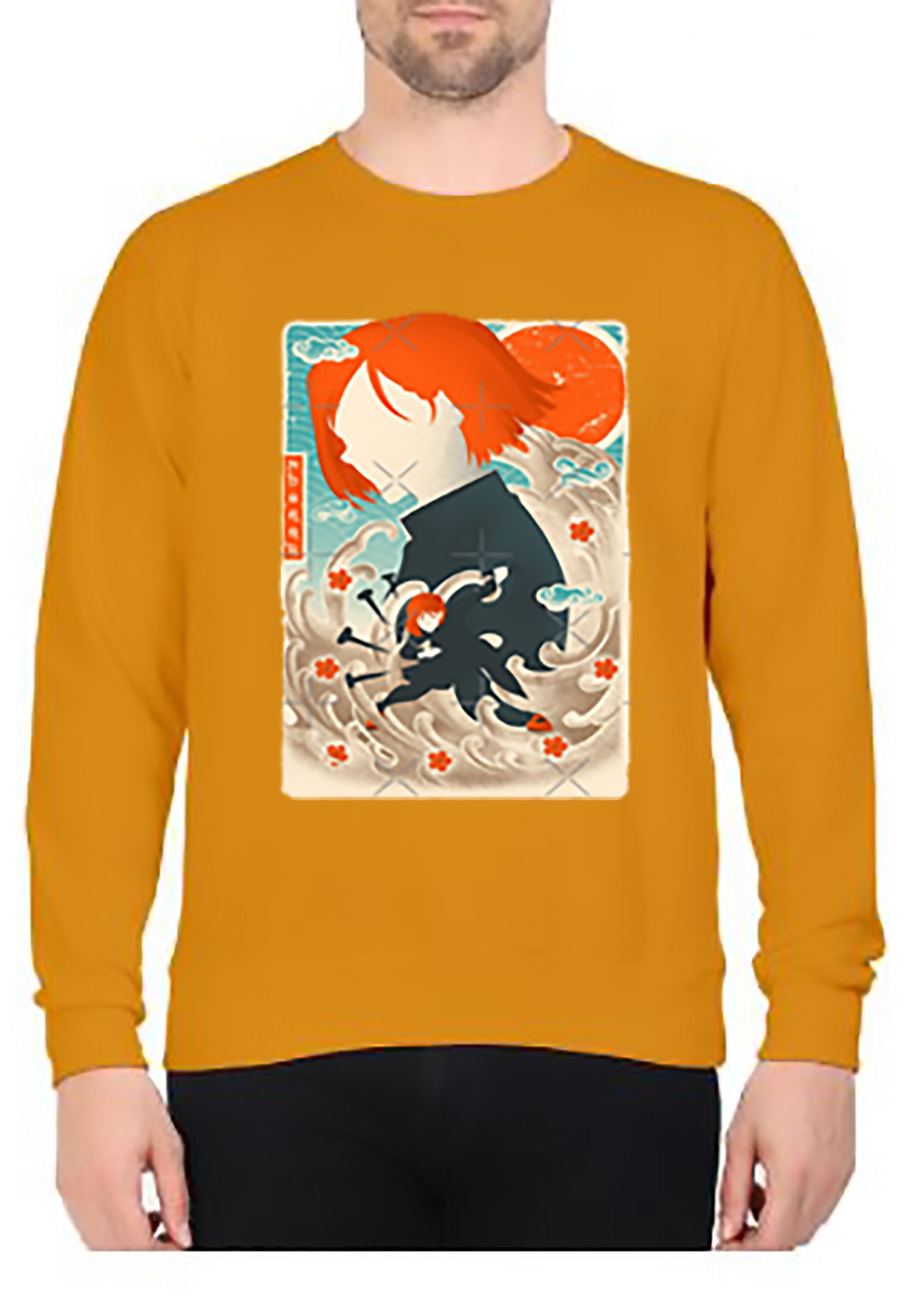 Jujutsu kaisen Yellow Sweatshirt