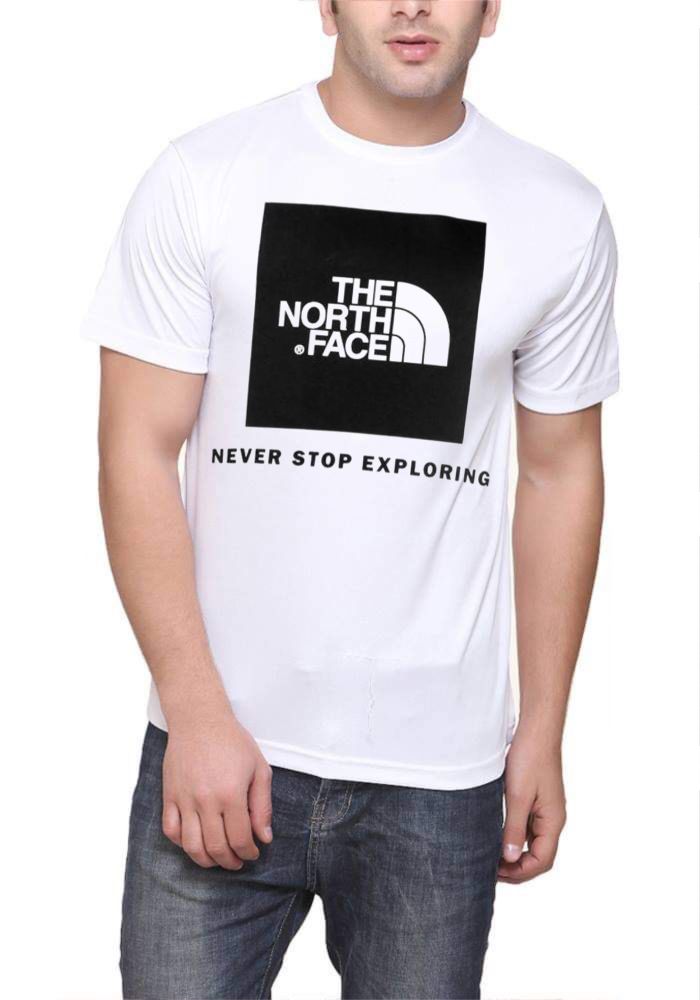 The North Face Half Sleeve White T-Shirt