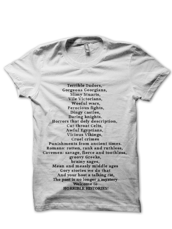 Horrible Histories T-Shirt And Merchandise