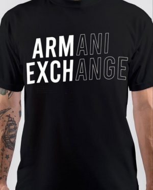 Armani Exchange Black T-Shirt