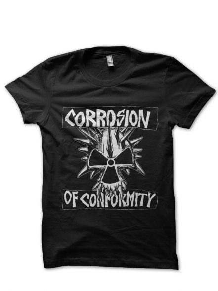 T-shirt Corrosion Of Conformity - Coupe Régulière, Couleur Blanc, Taille M