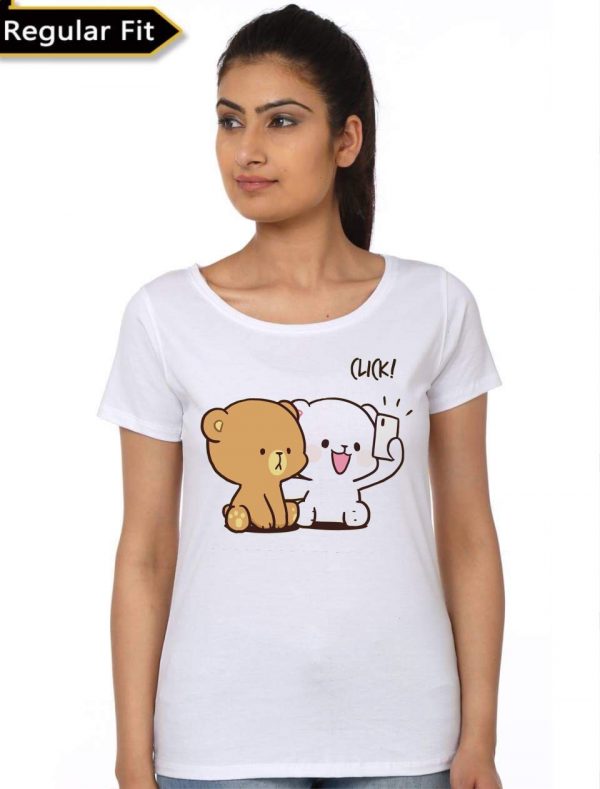 Milk And Mocha Bear Girls T-Shirt