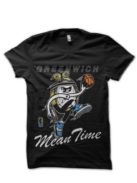 Greenwich Mean Time Black T-Shirt