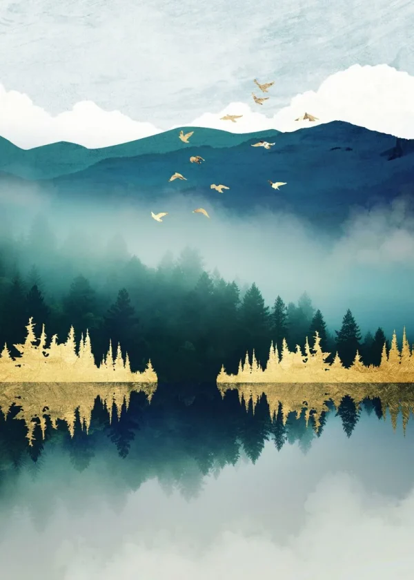 Mist Reflection Poster | Swag Shirts
