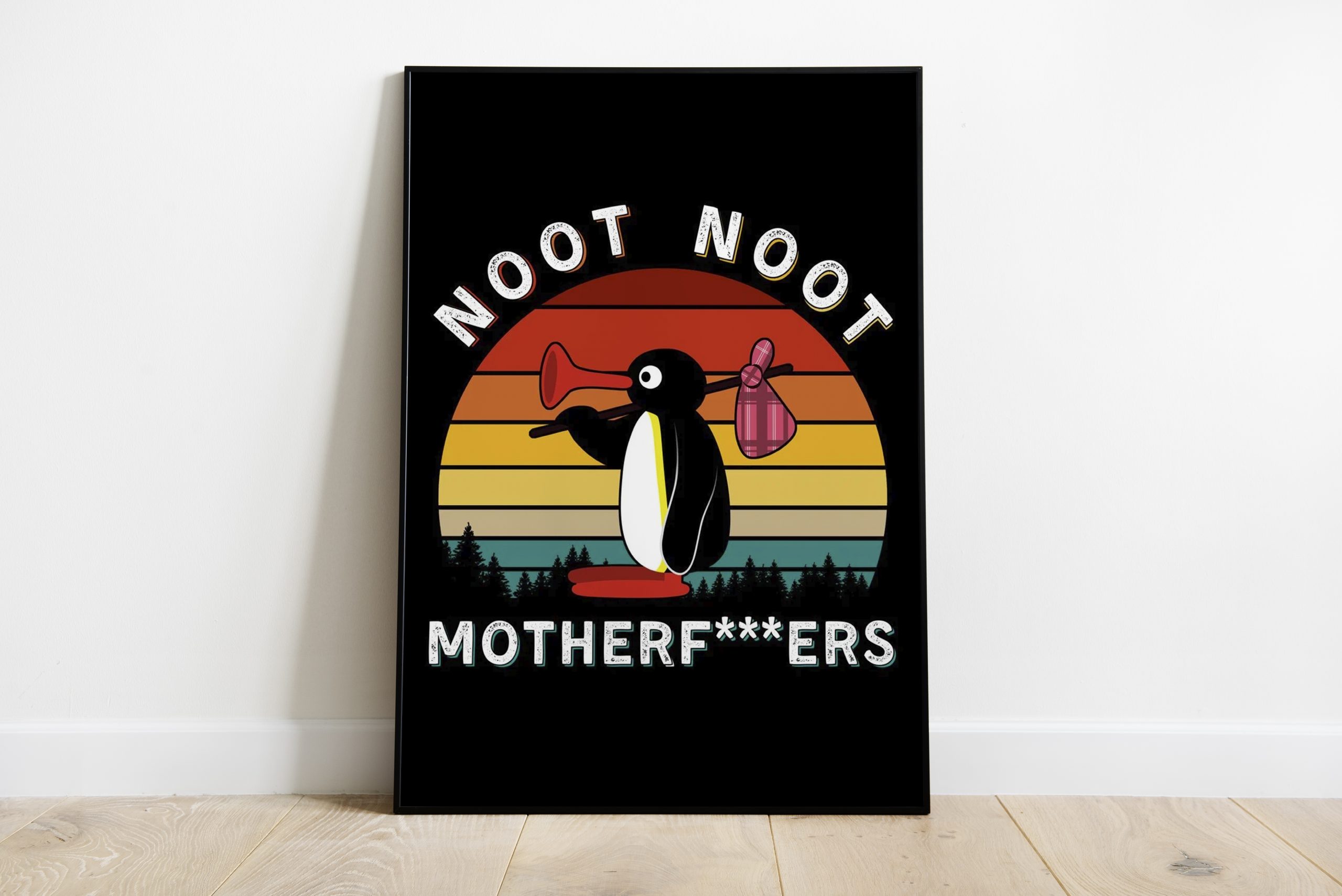 Noot Noot Pingu Poster - Swag Shirts