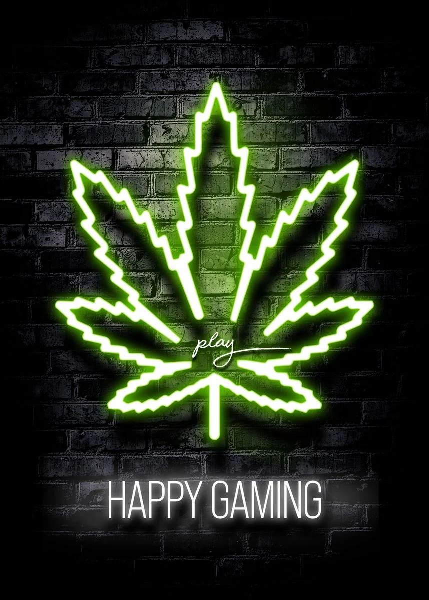 Weed Gaming Poster - Swag Shirts