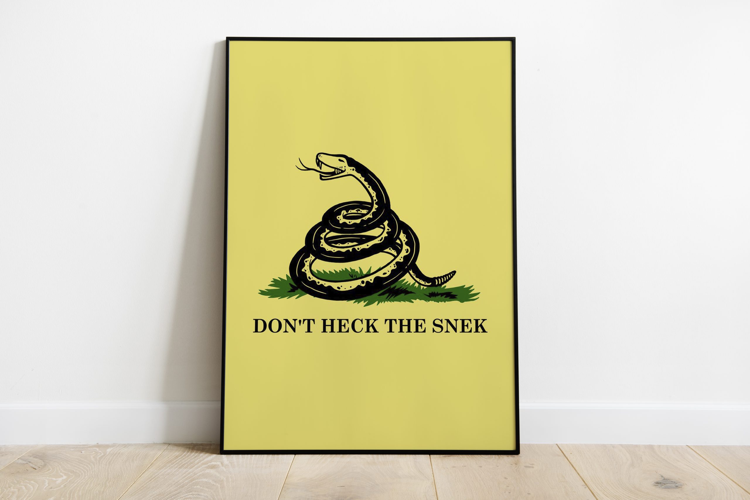 Dont Heck The Snek Poster - Swag Shirts
