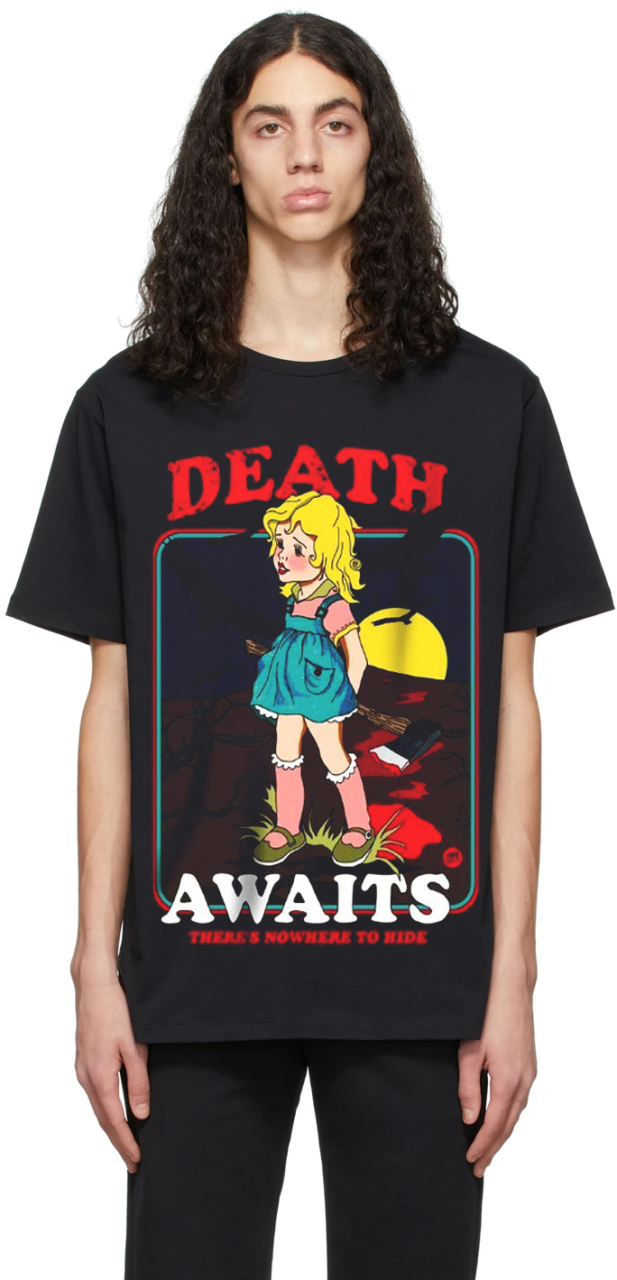 Awaits Death Oversized Drop T-Shirt