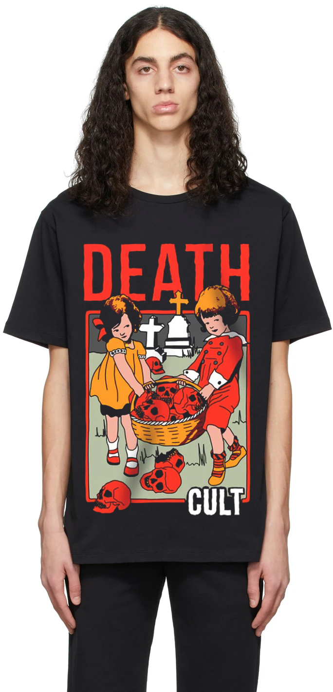 Cult Death Oversized Drop T-Shirt