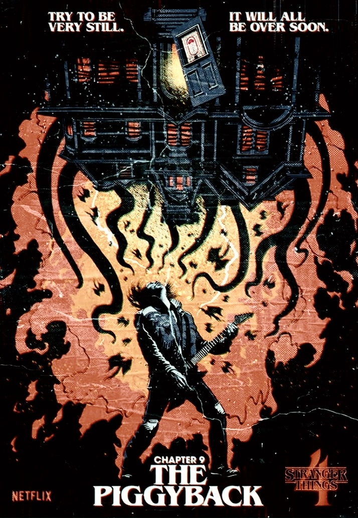 Stranger Things 4 The Piggyback T-Shirt - Image 3