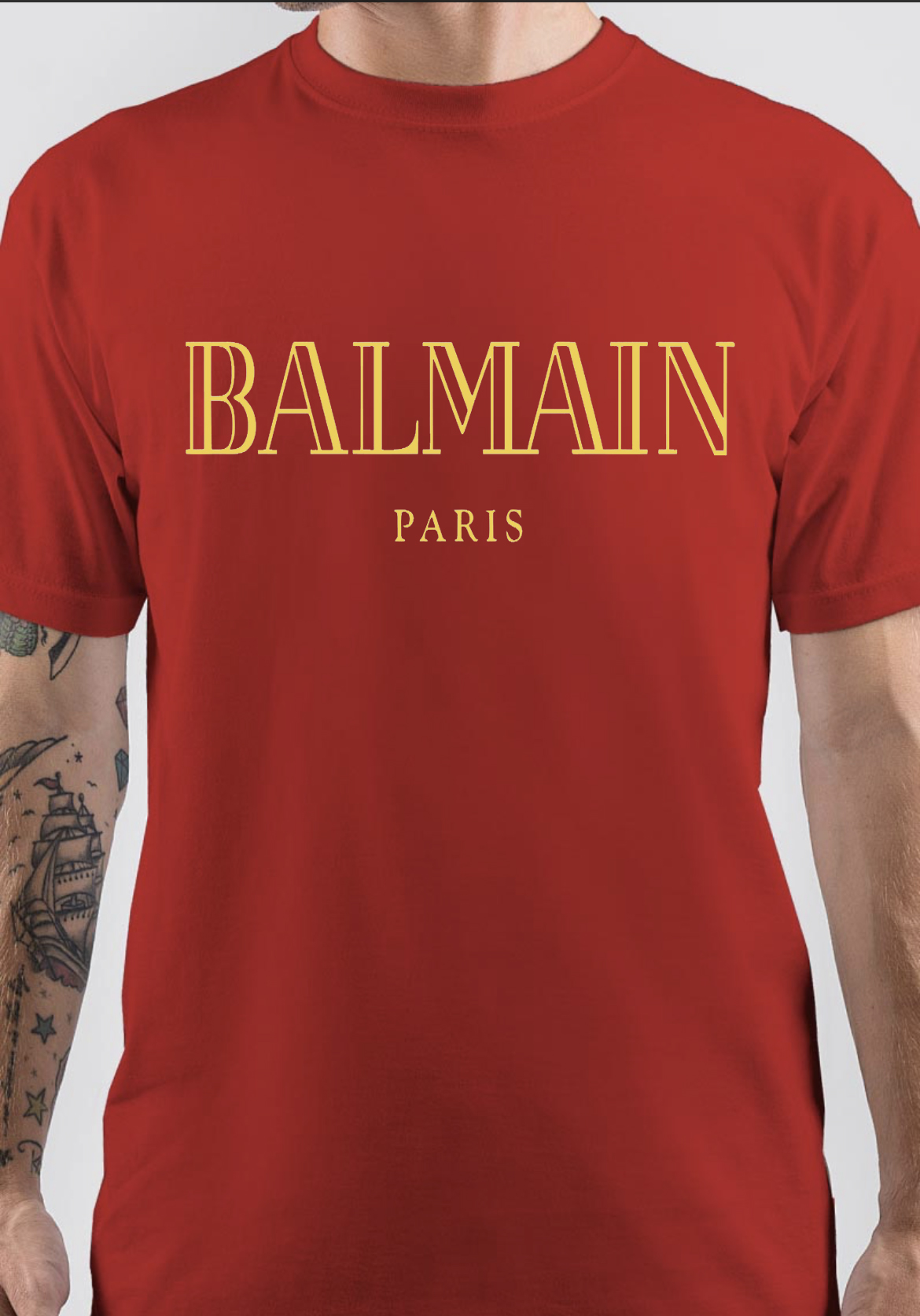 Indlejre jordnødder Forbyde Balmain Paris T-Shirt - Swag Shirts