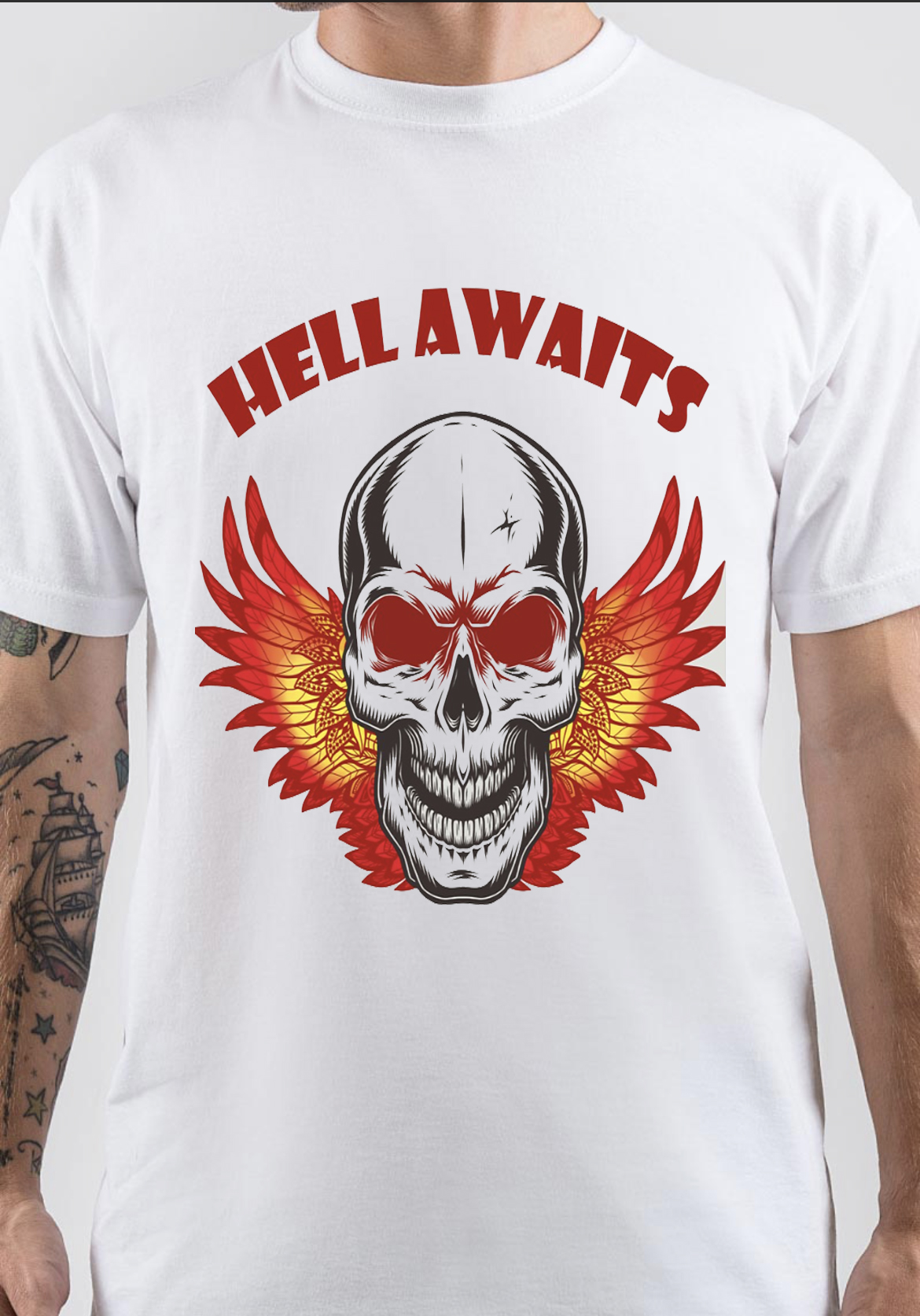 Hell Awaits T-Shirt And Merchandise