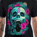 Floral Skull T-Shirt