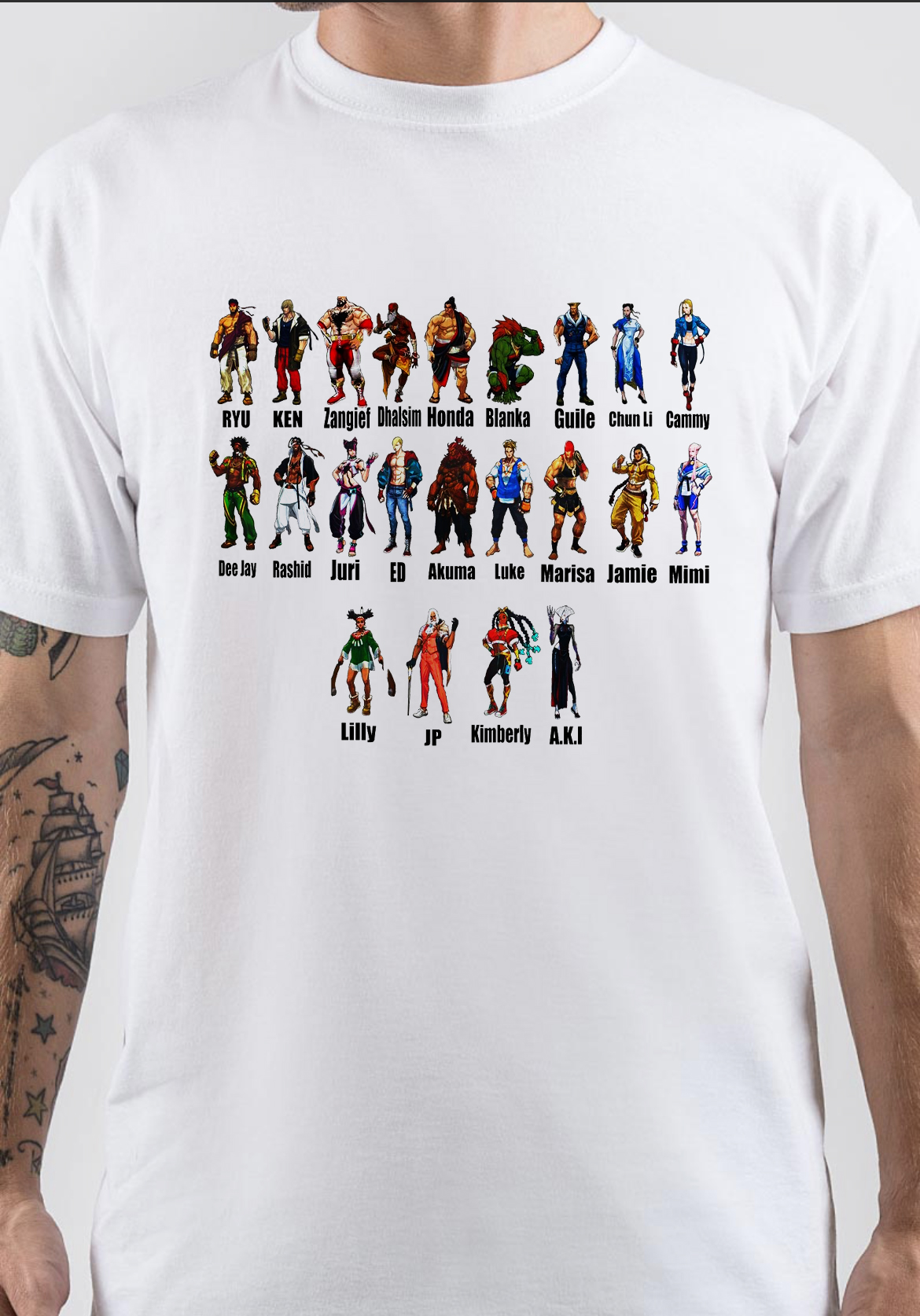 Street Fighter 6 T-Shirt And Merchandise