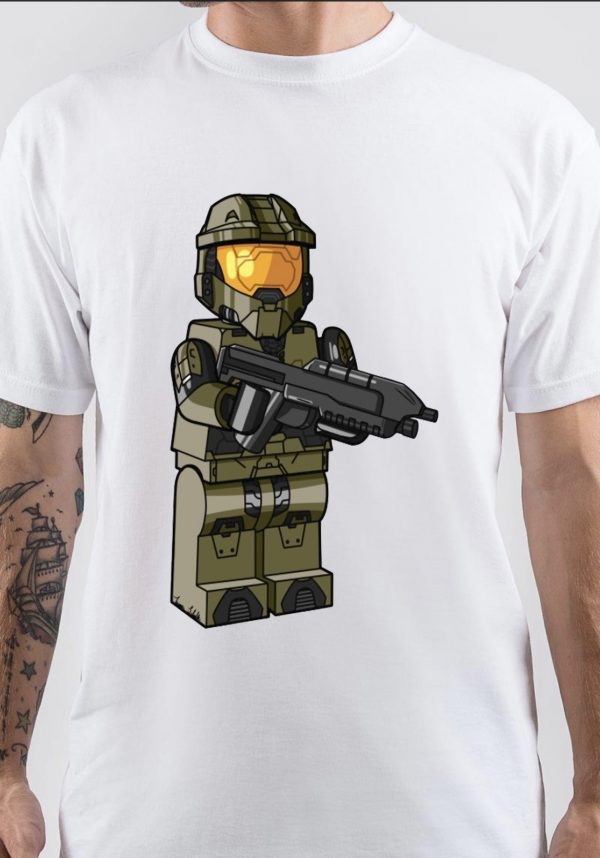 Master Chief T-Shirt Aus 100% Baumwolle – Sportiver Fit, Feuchtigkeitsabsorbierend, Lässiger Casual-Style