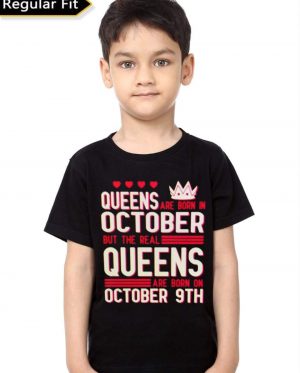 Queens October Kids T-Shirt