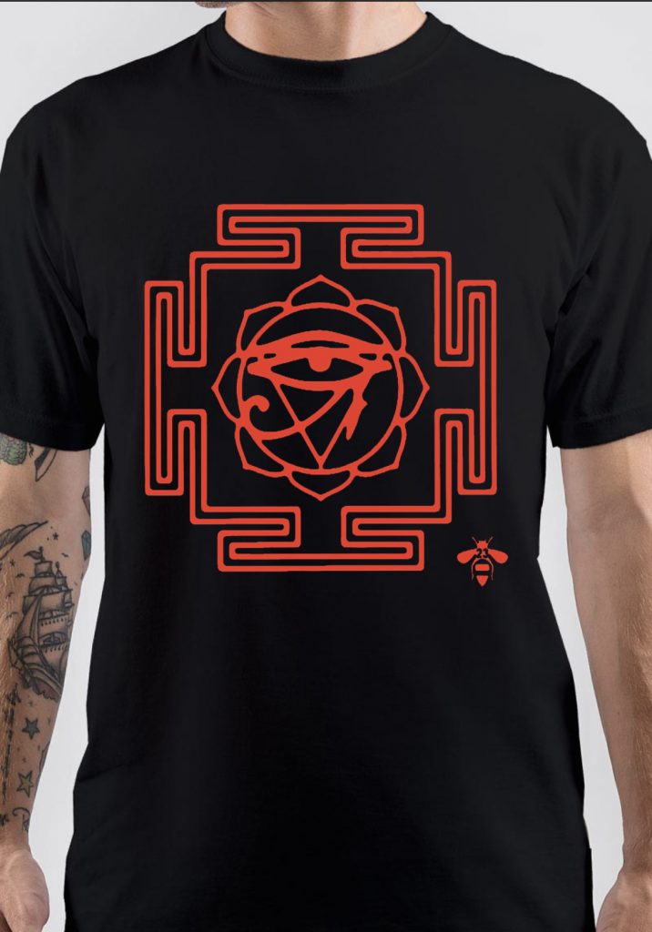 T-Shirt Ufficiale The Brian Jonestown Massacre | Logo Navy Unisex In Cotone Morbido