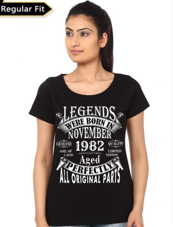 Legends Were Born In November Girls T-Shirt