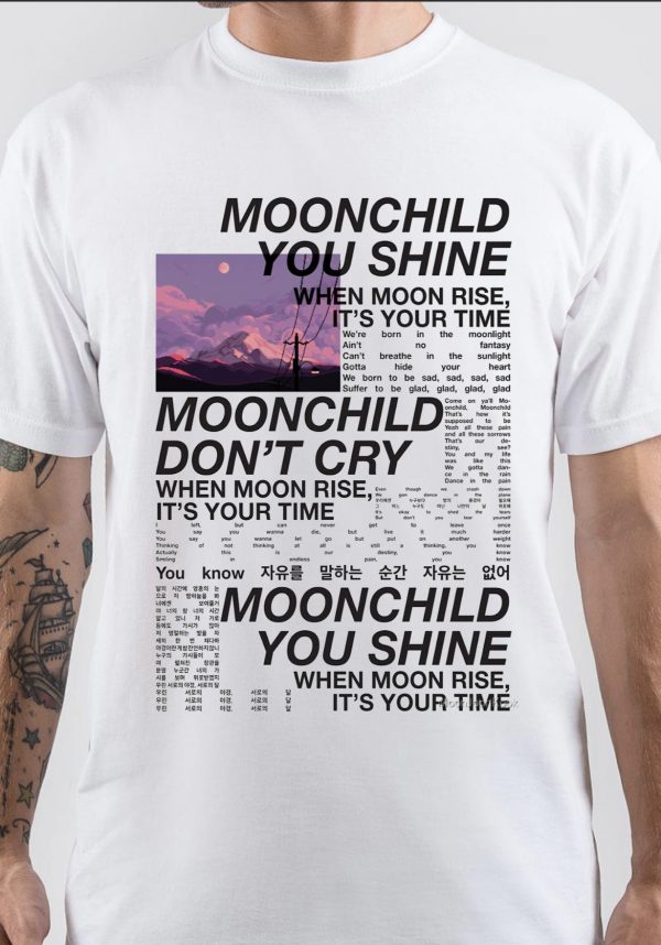 Moon Child Oversized Women Tshirt