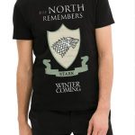 Winter Is Coming Black T-Shirt