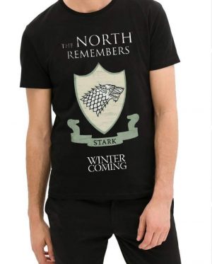 Winter Is Coming Black T-Shirt