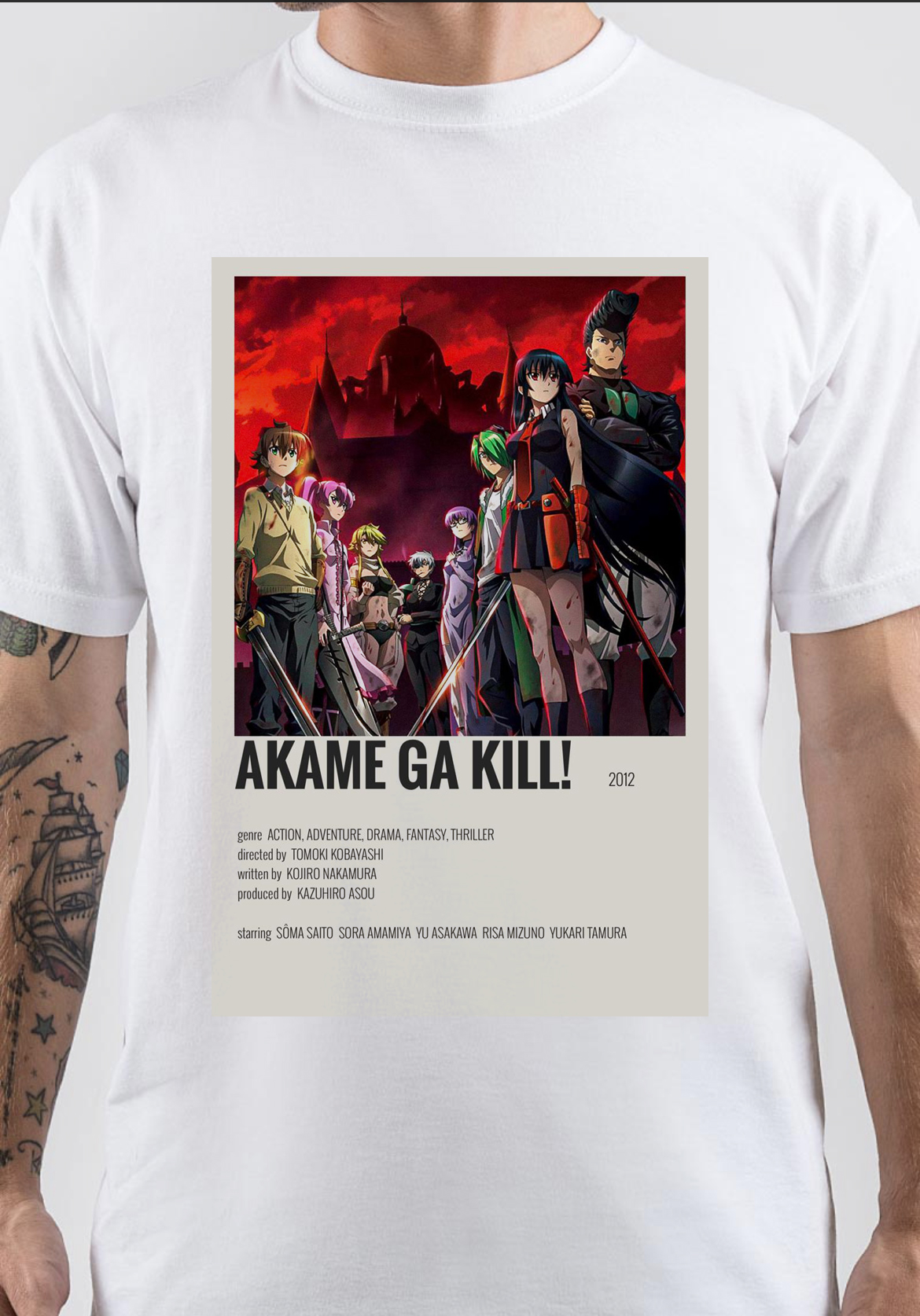 Akame Ga Kill T-Shirt And Merchandise