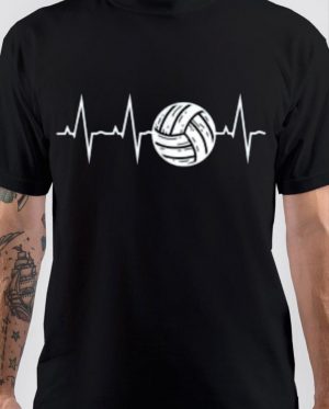 Pulse Heartbeat Volleyball T-Shirt