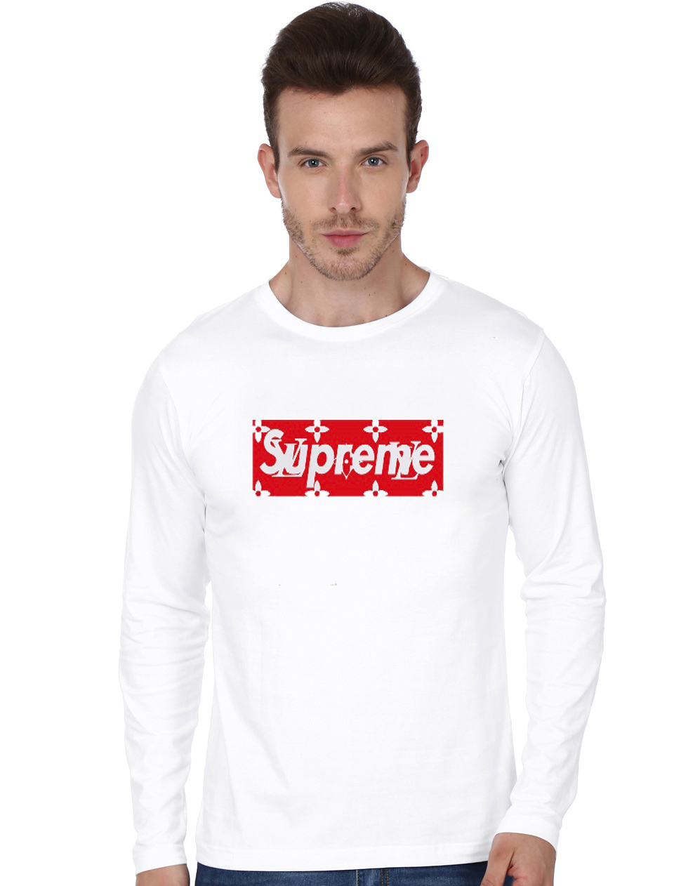supreme lv tshirt