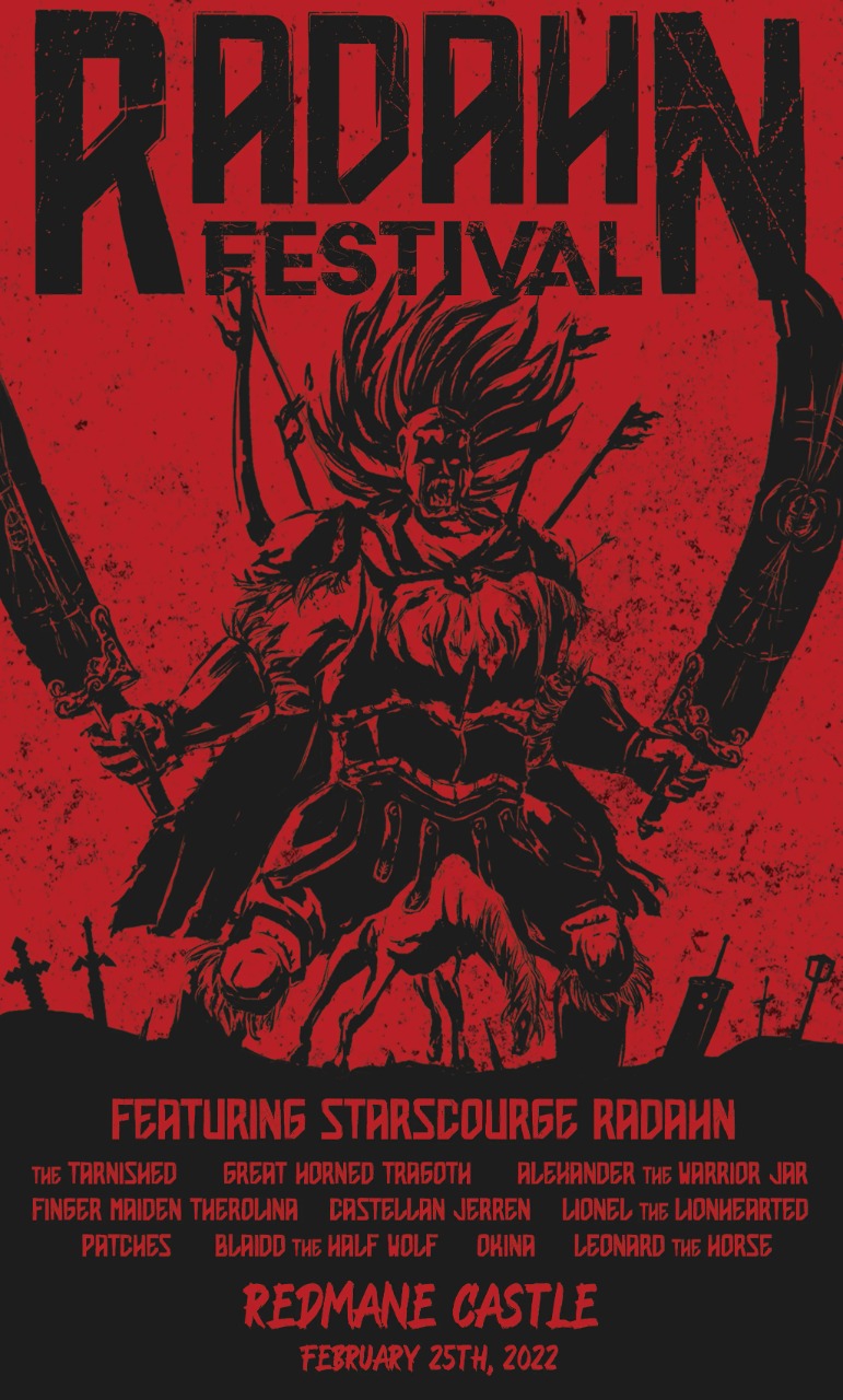 Radahn Festival Half Sleeve Red T-Shirt - Image 3